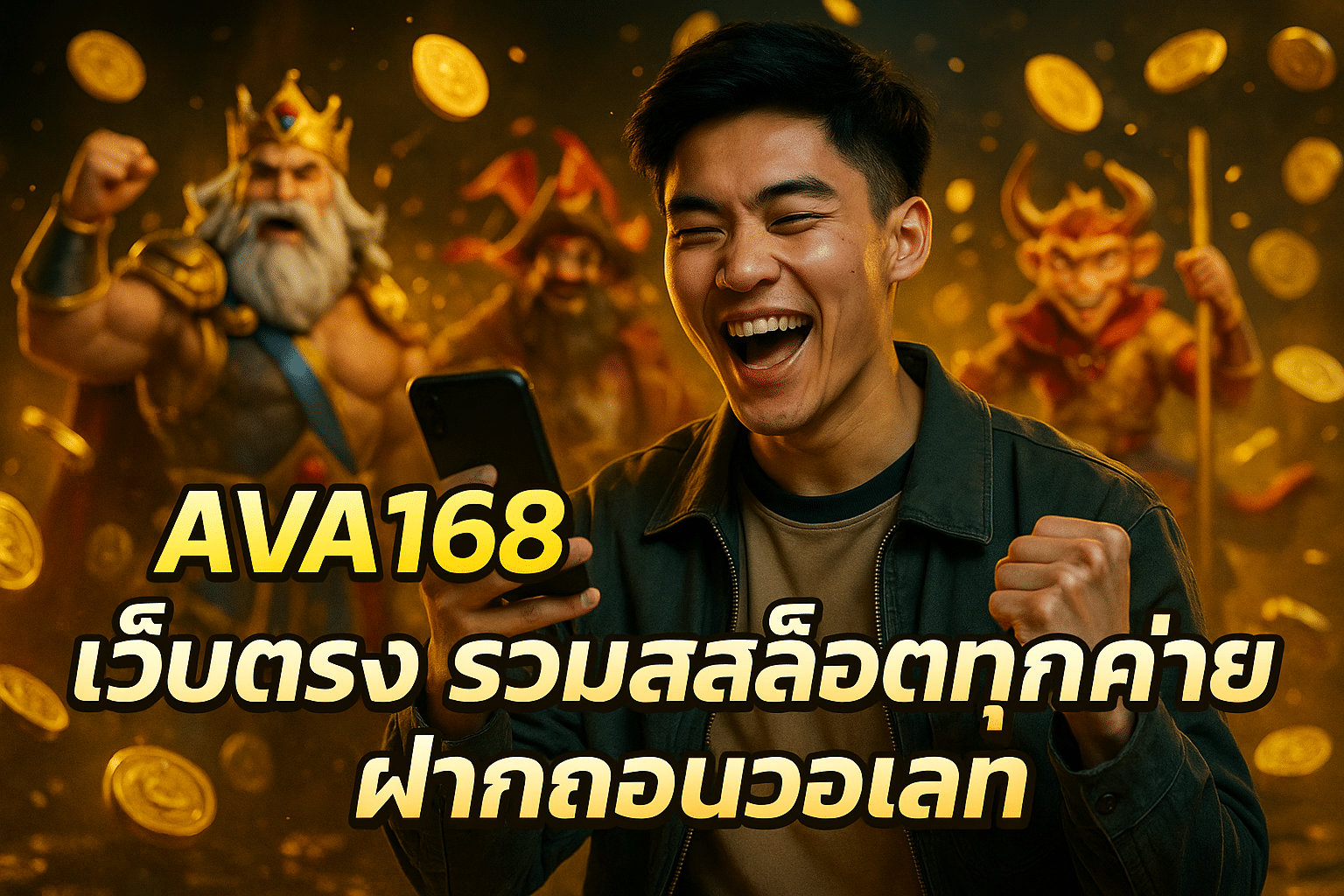 AVA168 เว็บตรง รวมสล็อตทุกค่าย ฝากถอนวอเลท