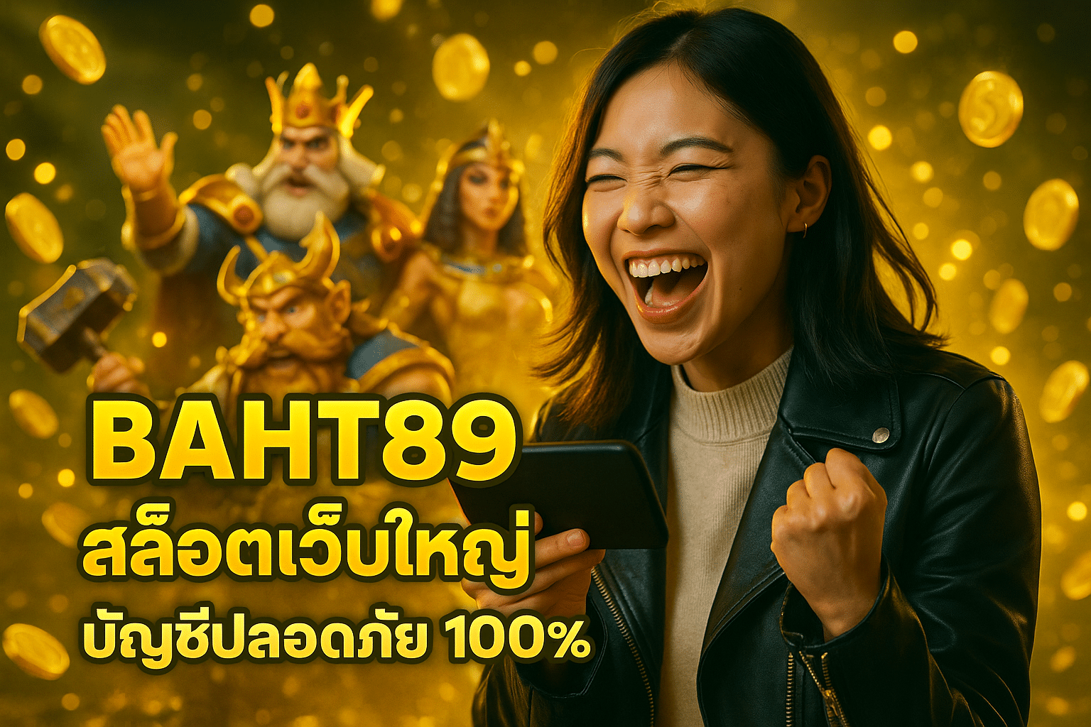 BAHT89 สล็อตเว็บใหญ่ บัญชีปลอดภัย 100%