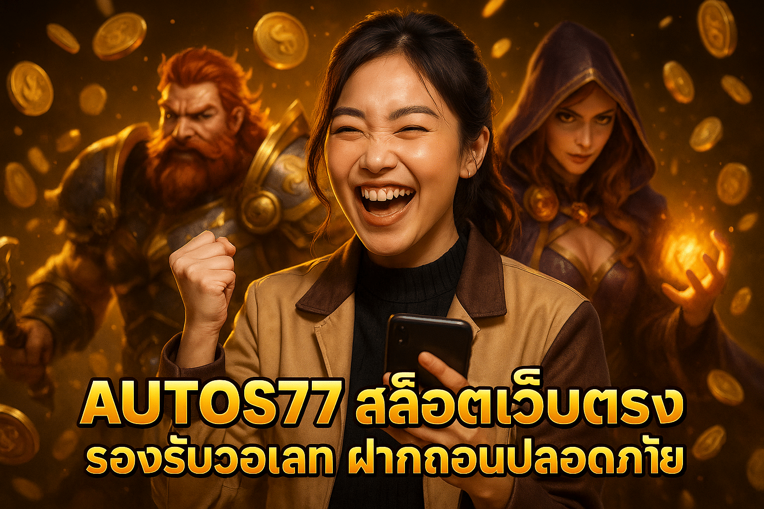 AUTOS77 สล็อตเว็บตรง รองรับวอเลท ฝากถอนปลอดภัย