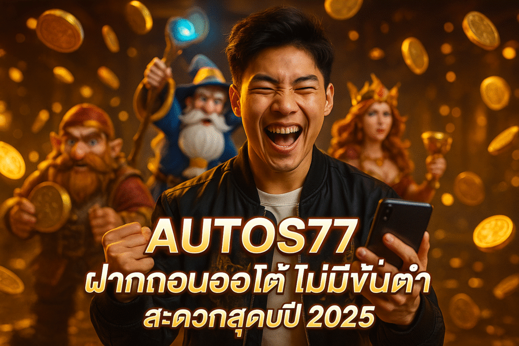 AUTOS77 ฝากถอนออโต้ ไม่มีขั้นต่ำ สะดวกสุดปี 2025